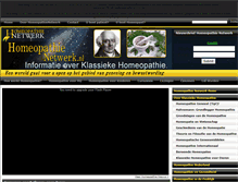 Tablet Screenshot of homeopathienetwerk.nl